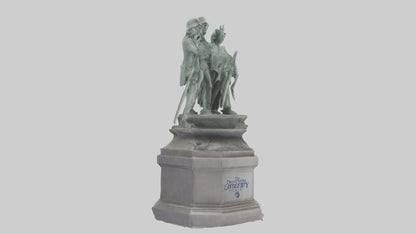 The Defenders of Liberty statue model 3D model