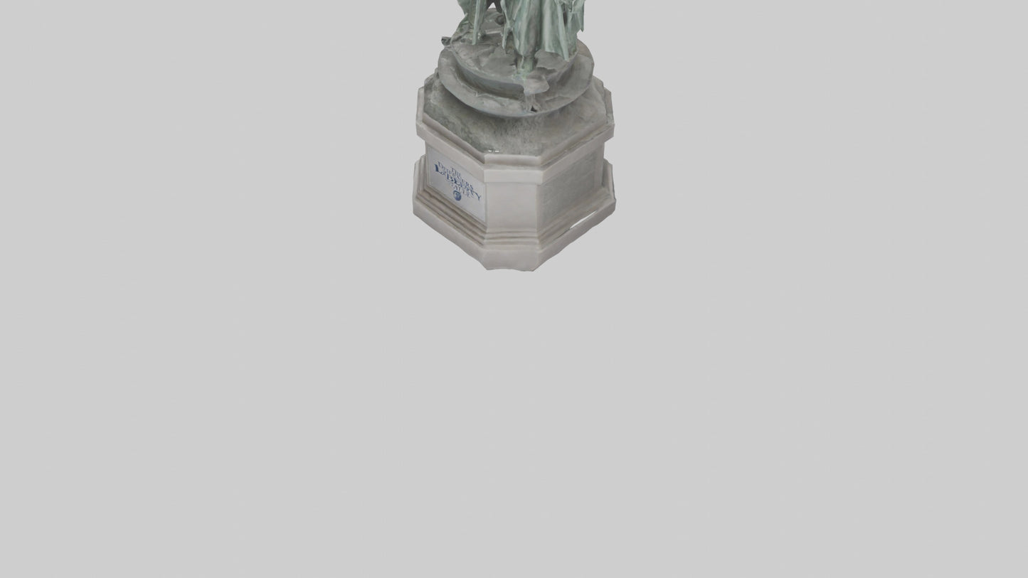 The Defenders of Liberty statue model 3D model
