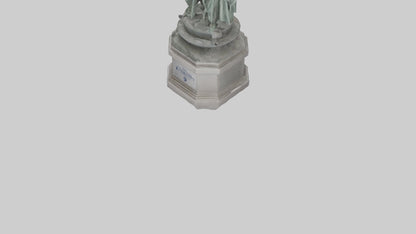 The Defenders of Liberty statue model 3D model