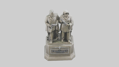 The Defenders of Peace statue model 3D model