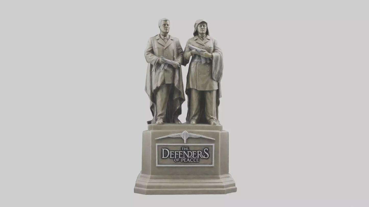 The Defenders of Peace statue model 3D model