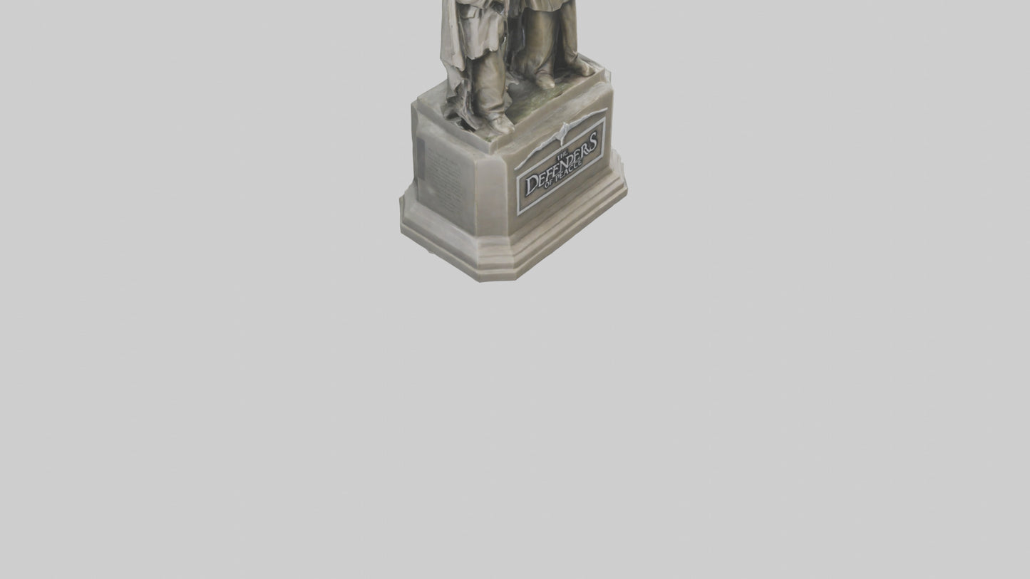 The Defenders of Peace statue model 3D model