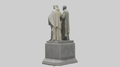 The Defenders of Peace statue model 3D model