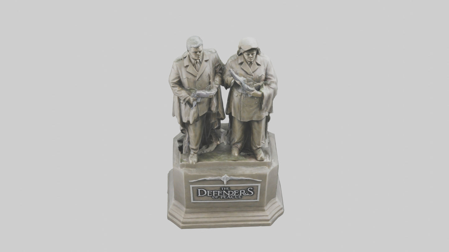 The Defenders of Peace statue model 3D model