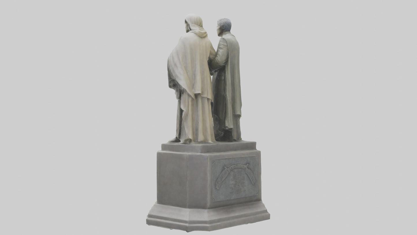 The Defenders of Peace statue model 3D model