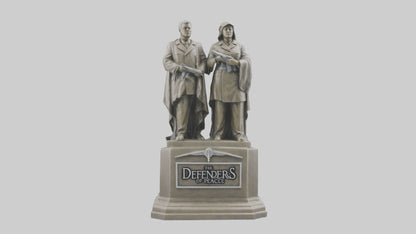 The Defenders of Peace statue model 3D model