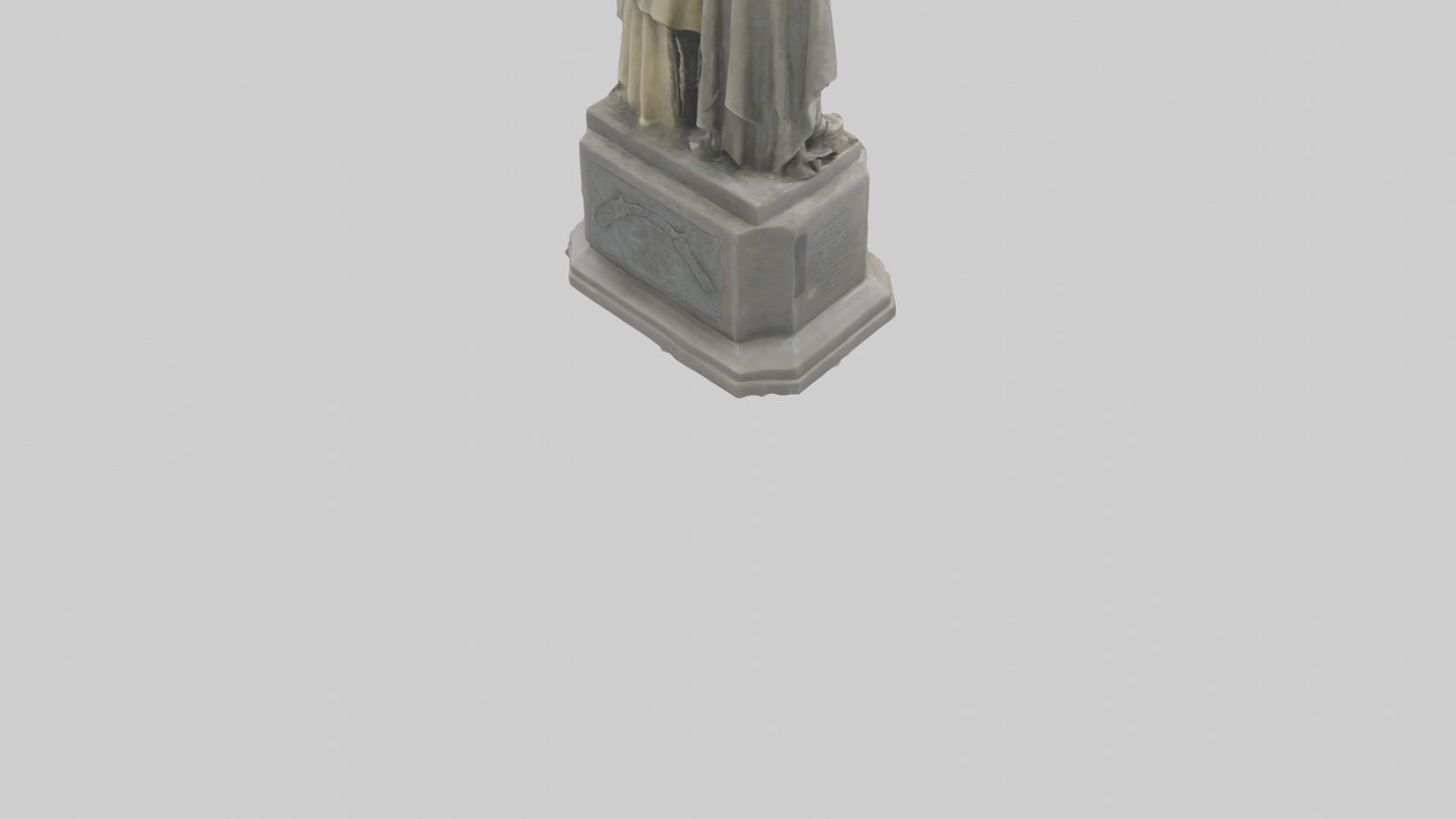 The Defenders of Peace statue model 3D model