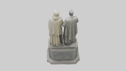 The Defenders of Peace statue model 3D model