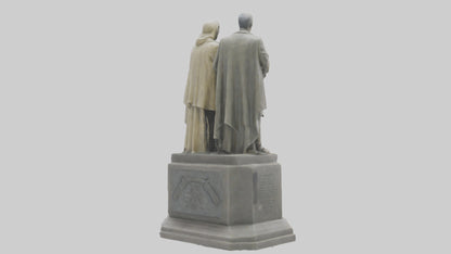 The Defenders of Peace statue model 3D model