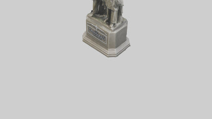 The Defenders of Peace statue model 3D model