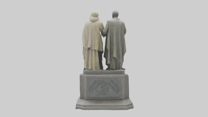The Defenders of Peace statue model 3D model