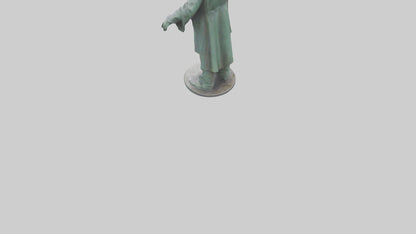 The Doors statue model 3D model