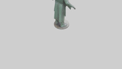 The Doors statue model 3D model