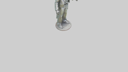 The Doors statue model 3D model