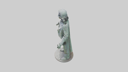The Doors statue model 3D model