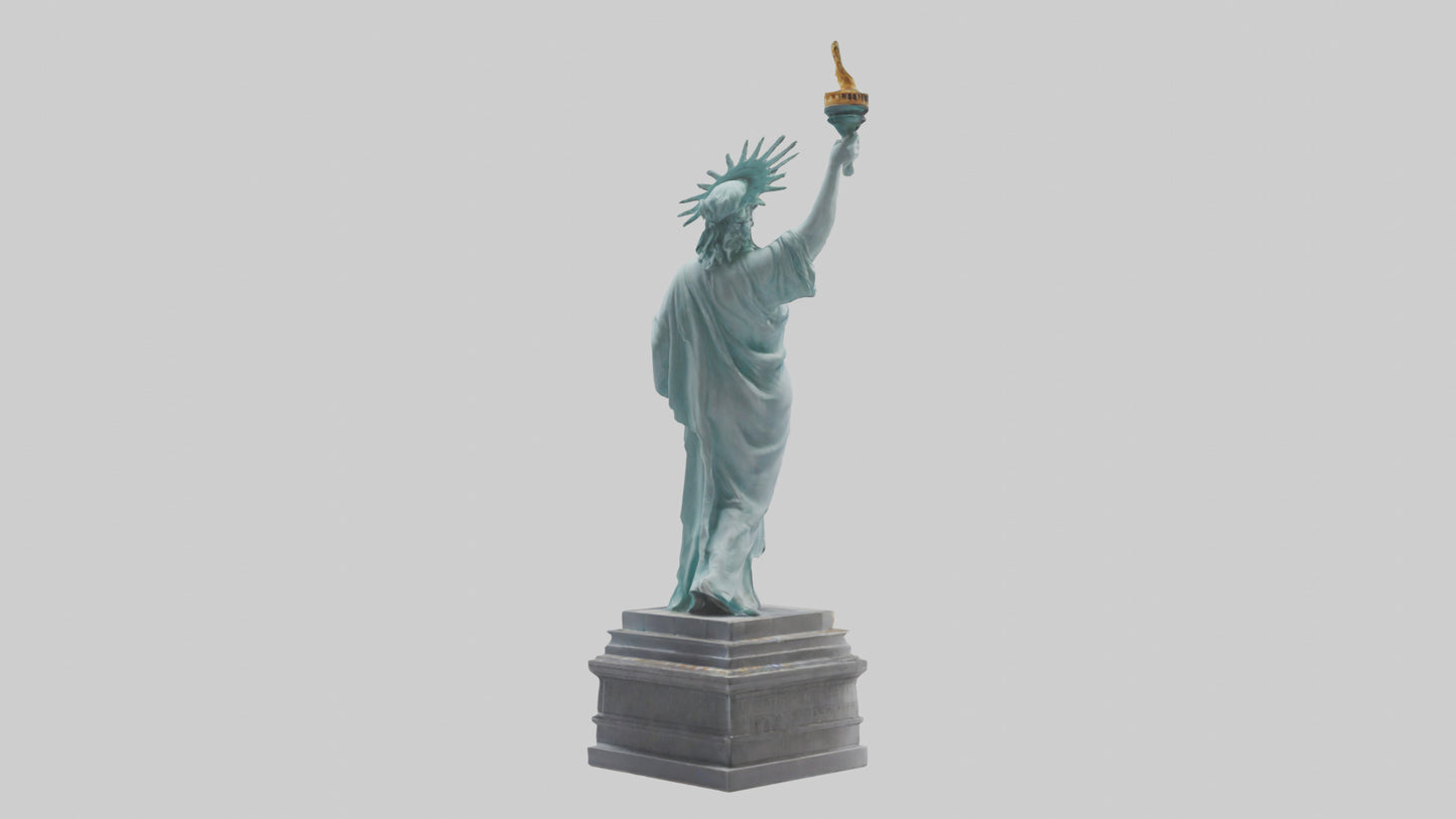 The Dream of Liberty statue model 3D model