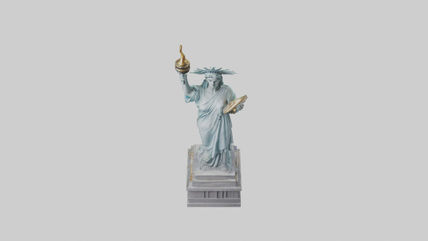 The Dream of Liberty statue model 3D model