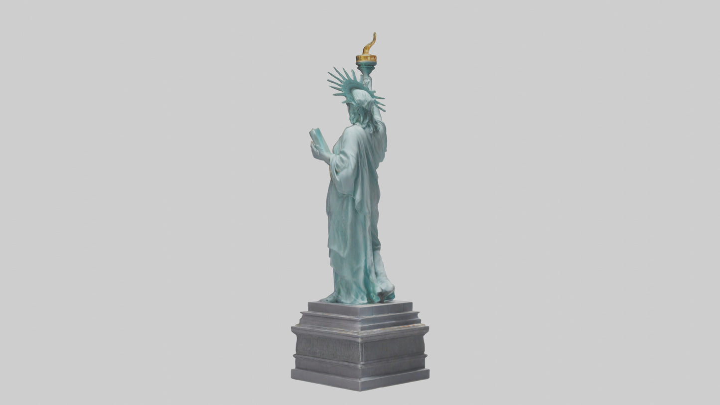 The Dream of Liberty statue model 3D model