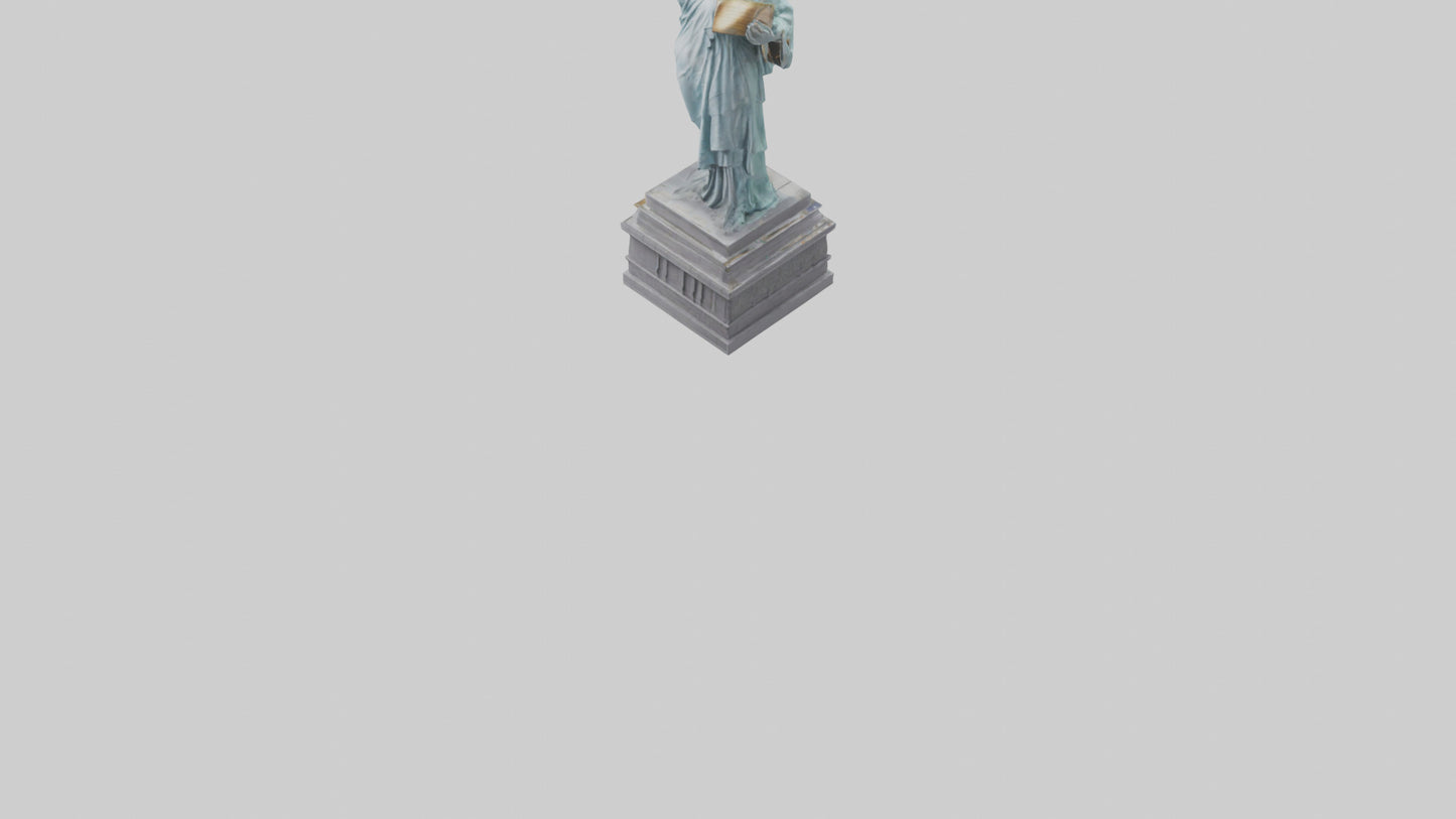 The Dream of Liberty statue model 3D model