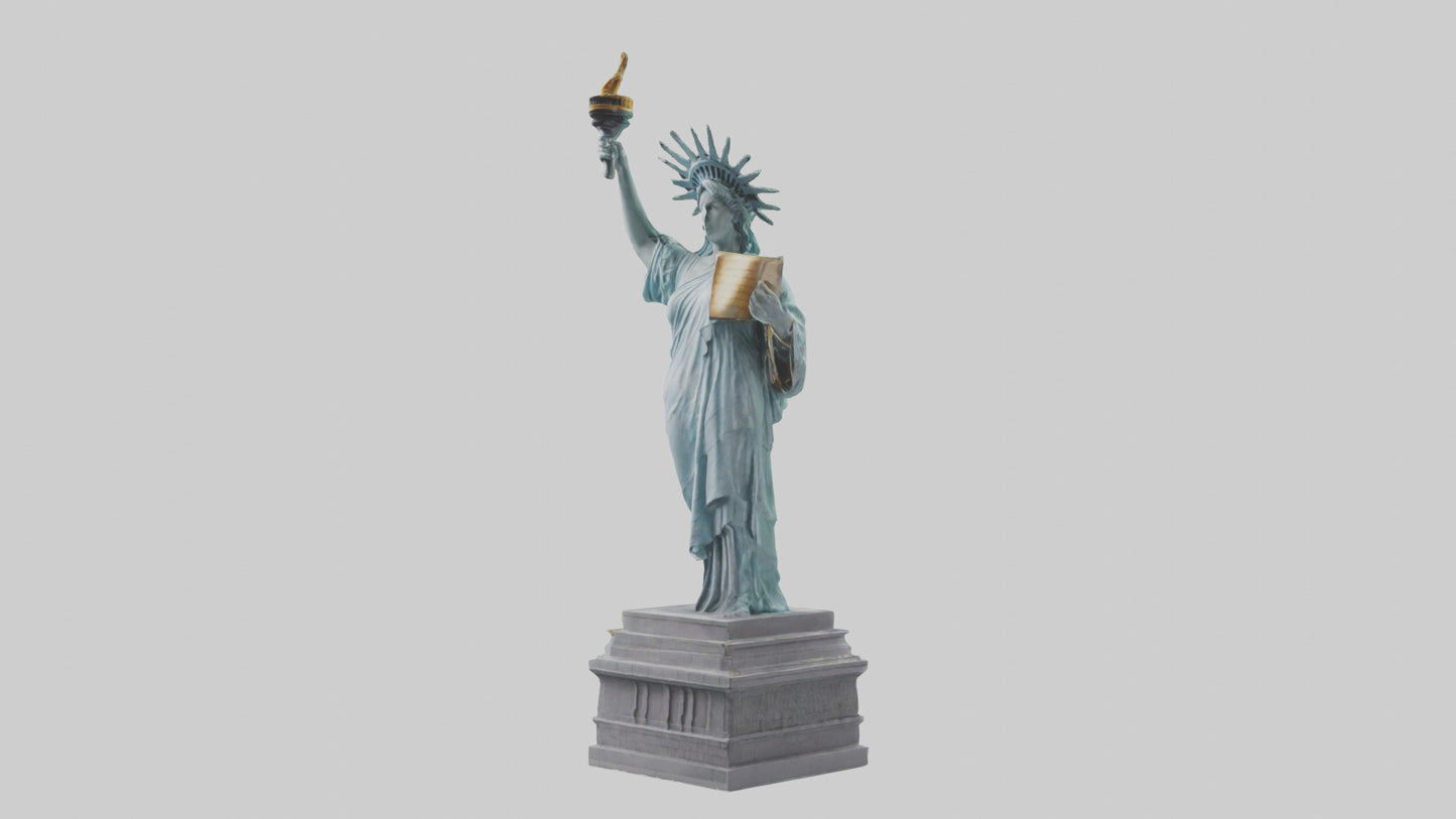 The Dream of Liberty statue model 3D model