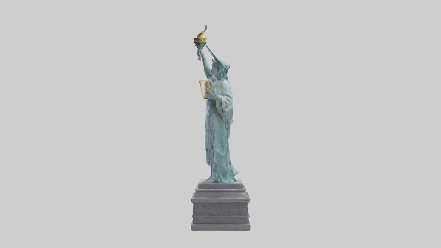 The Dream of Liberty statue model 3D model