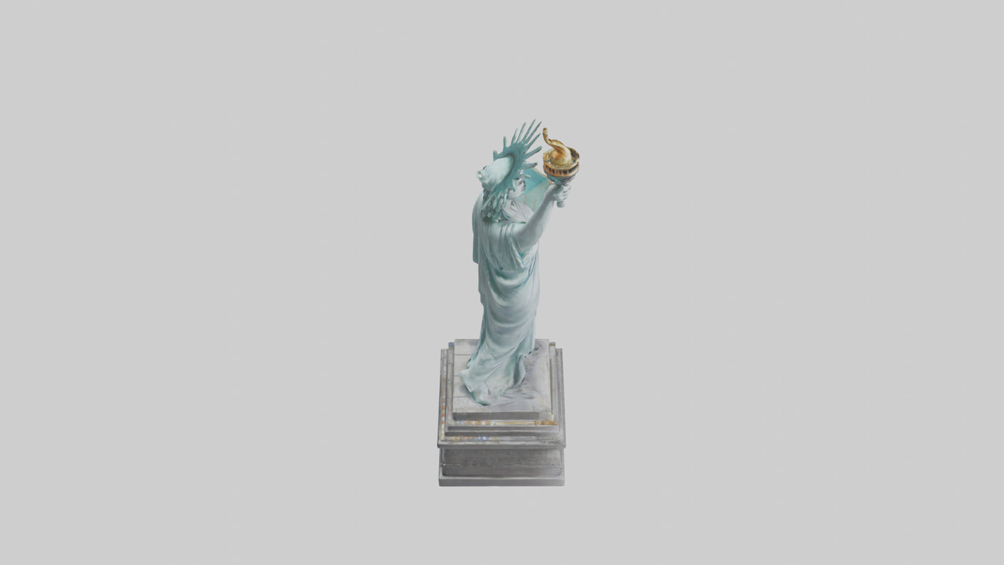 The Dream of Liberty statue model 3D model
