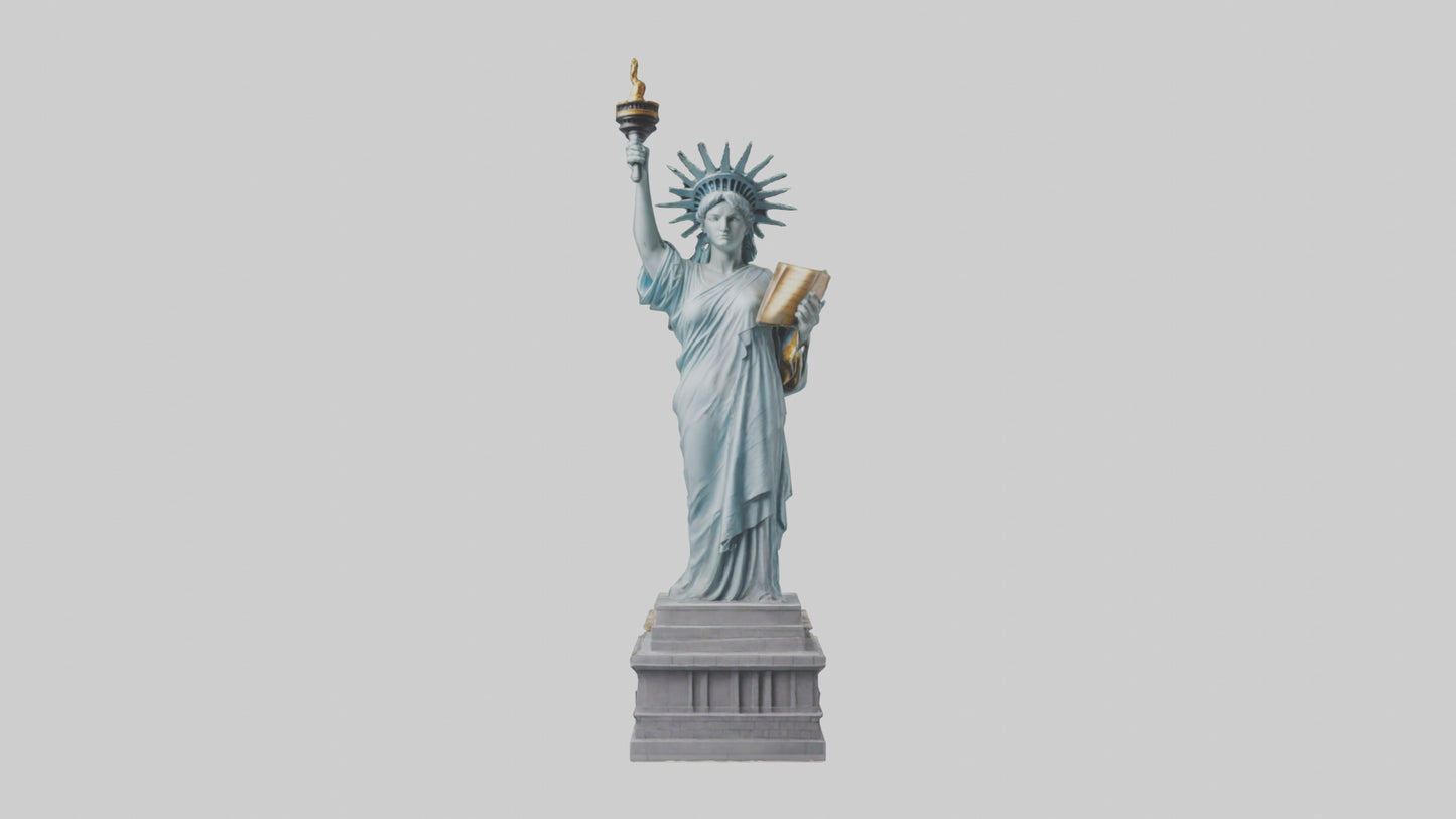 The Dream of Liberty statue model 3D model