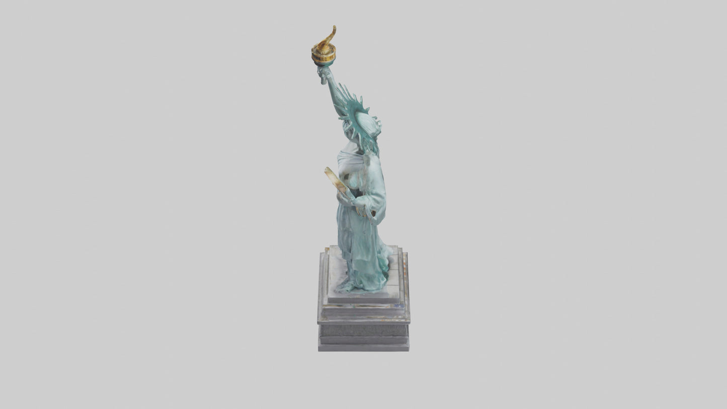 The Dream of Liberty statue model 3D model