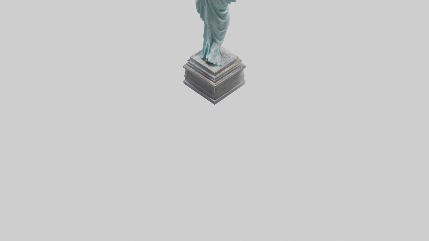 The Dream of Liberty statue model 3D model