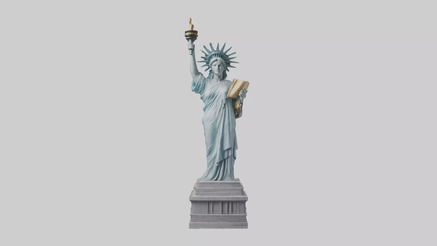 The Dream of Liberty statue model 3D model