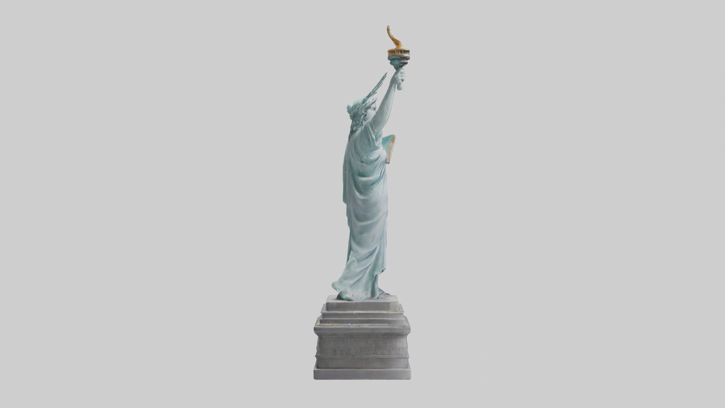 The Dream of Liberty statue model 3D model
