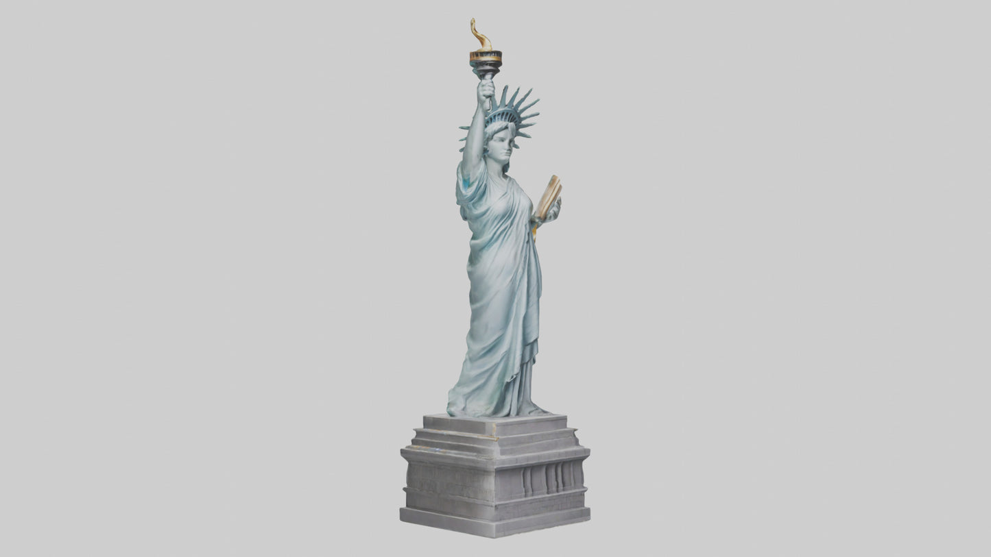The Dream of Liberty statue model 3D model