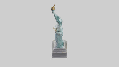The Dream of Liberty statue model 3D model
