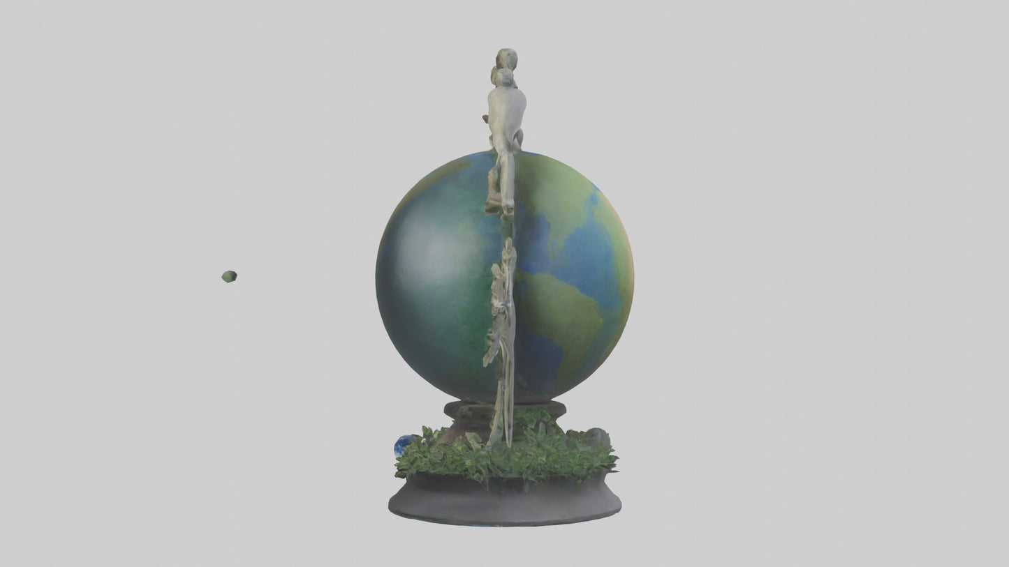 The Earth Cycle Statue model 3D model