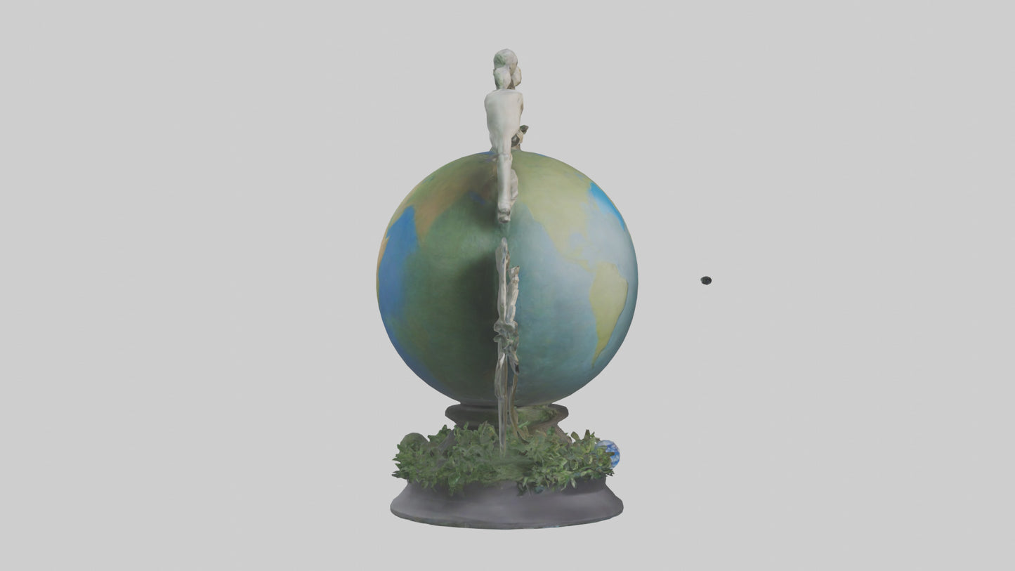 The Earth Cycle Statue model 3D model