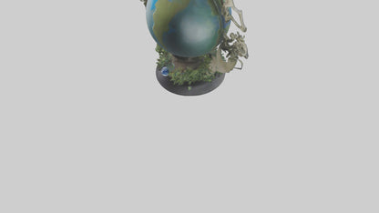 The Earth Cycle Statue model 3D model