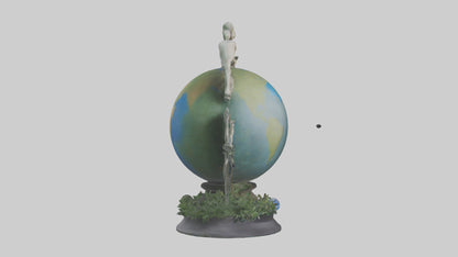 The Earth Cycle Statue model 3D model