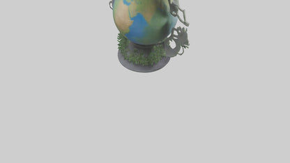 The Earth Cycle Statue model 3D model