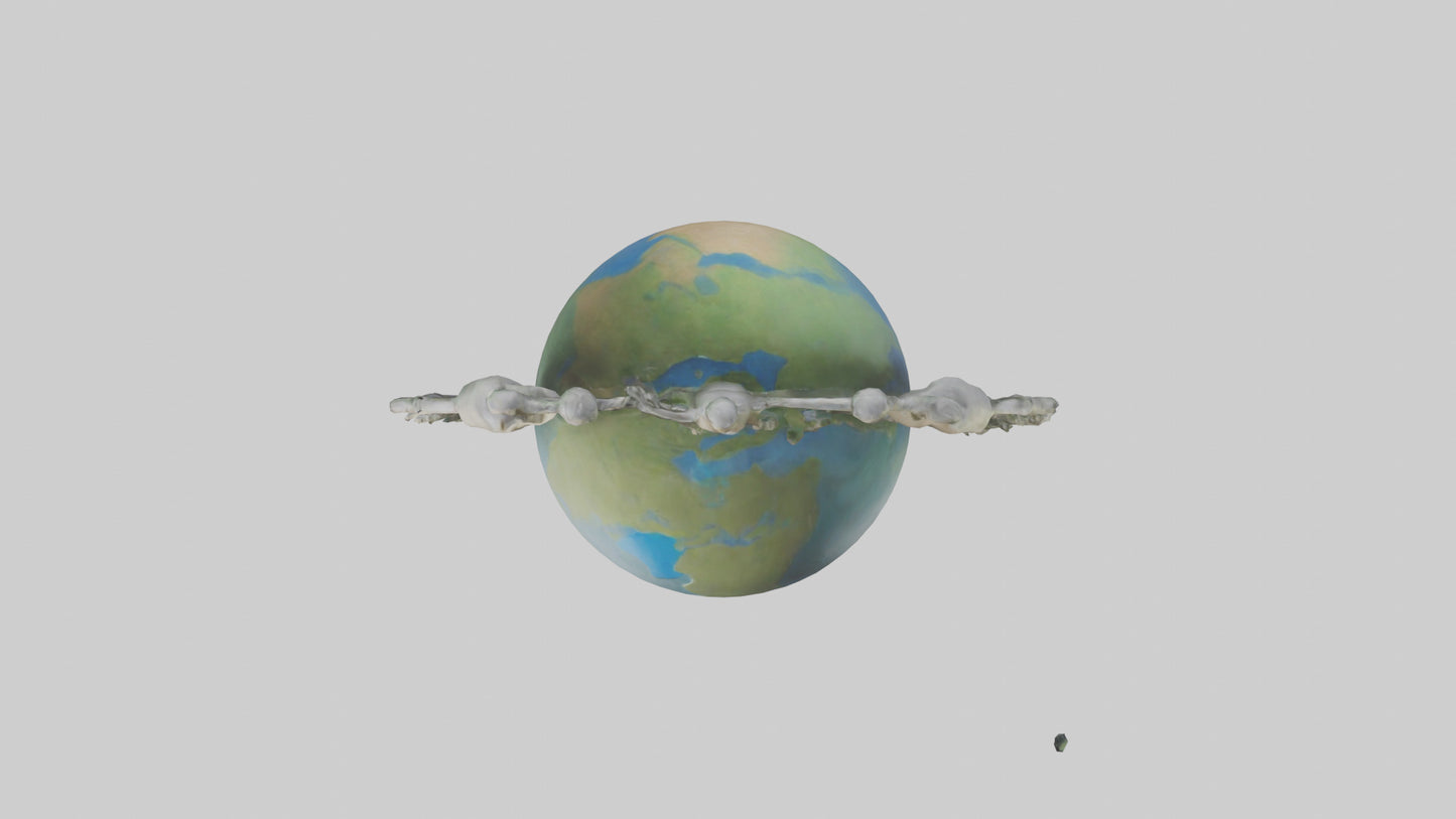 The Earth Cycle Statue model 3D model