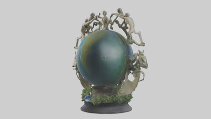 The Earth Cycle Statue model 3D model