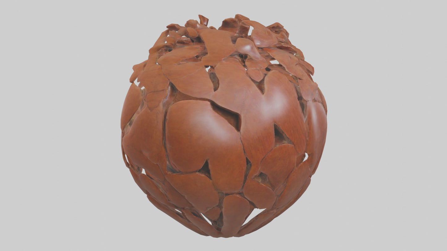 The Earths Heart Sculpture model 3D model
