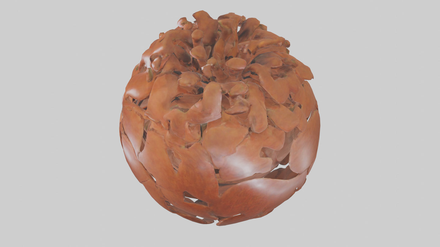 The Earths Heart Sculpture model 3D model