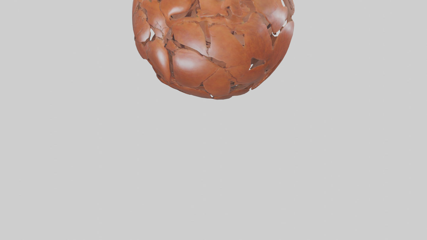 The Earths Heart Sculpture model 3D model