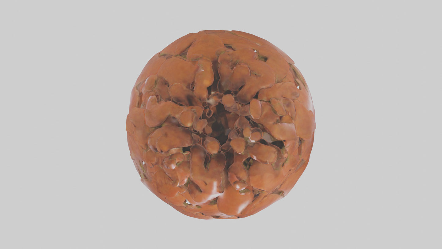 The Earths Heart Sculpture model 3D model