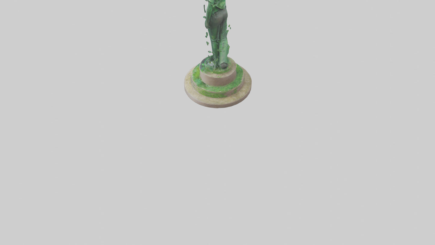 The Eco Revolution Statue model 3D model