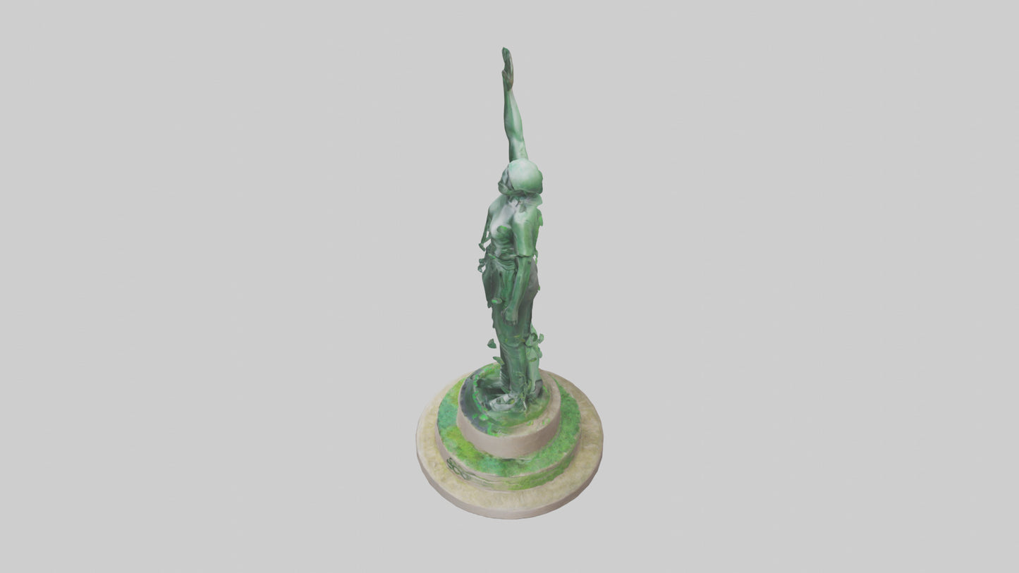The Eco Revolution Statue model 3D model