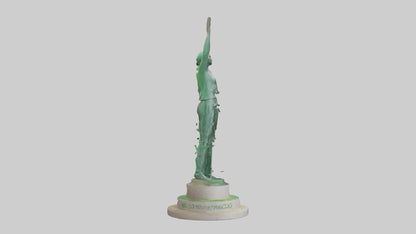 The Eco Revolution Statue model 3D model