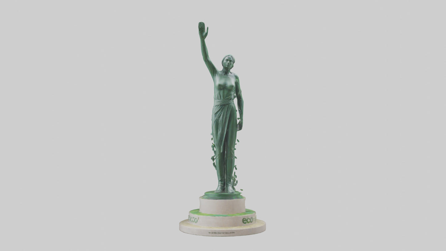 The Eco Revolution Statue model 3D model