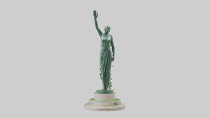 The Eco Revolution Statue model 3D model