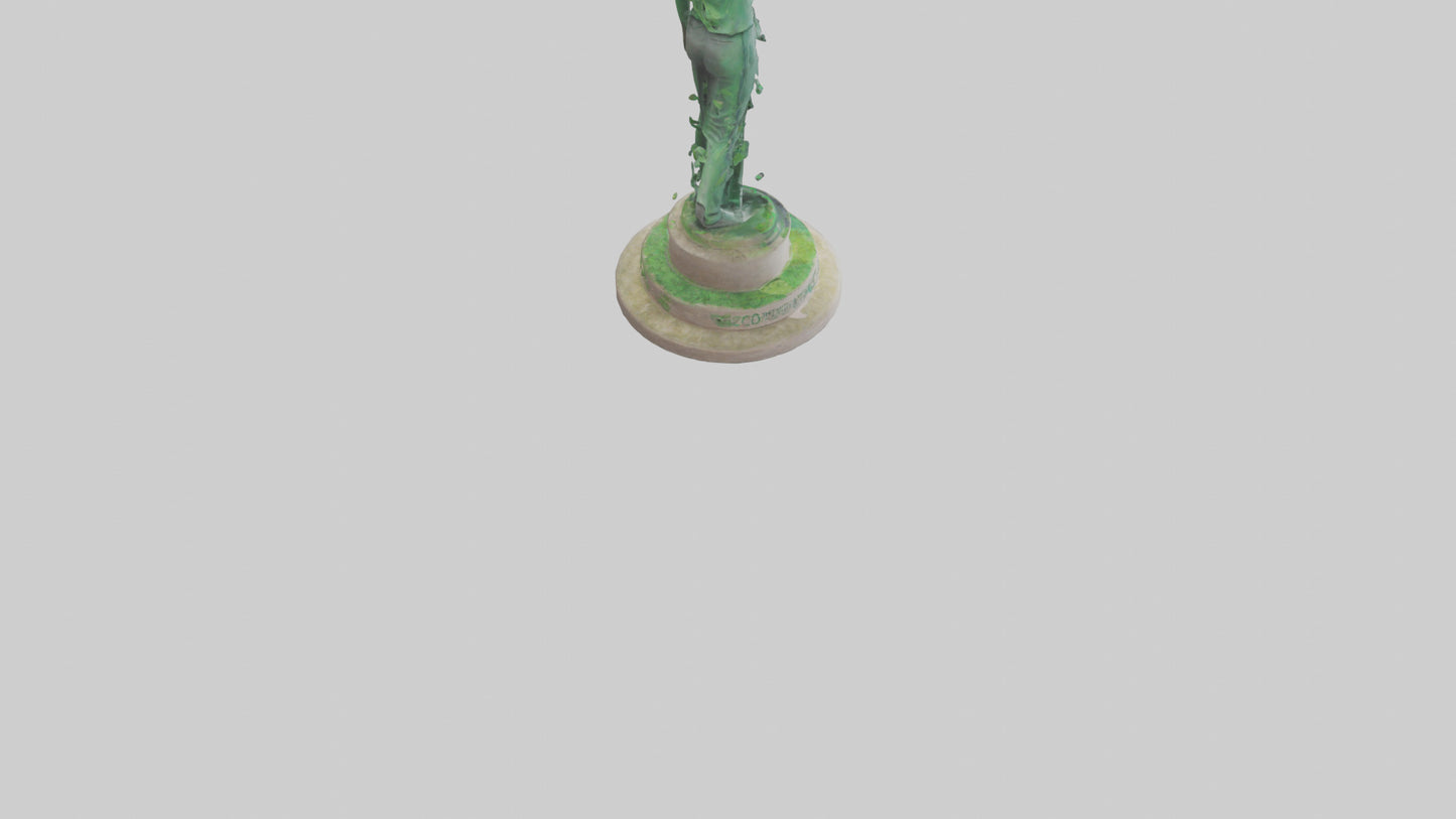 The Eco Revolution Statue model 3D model